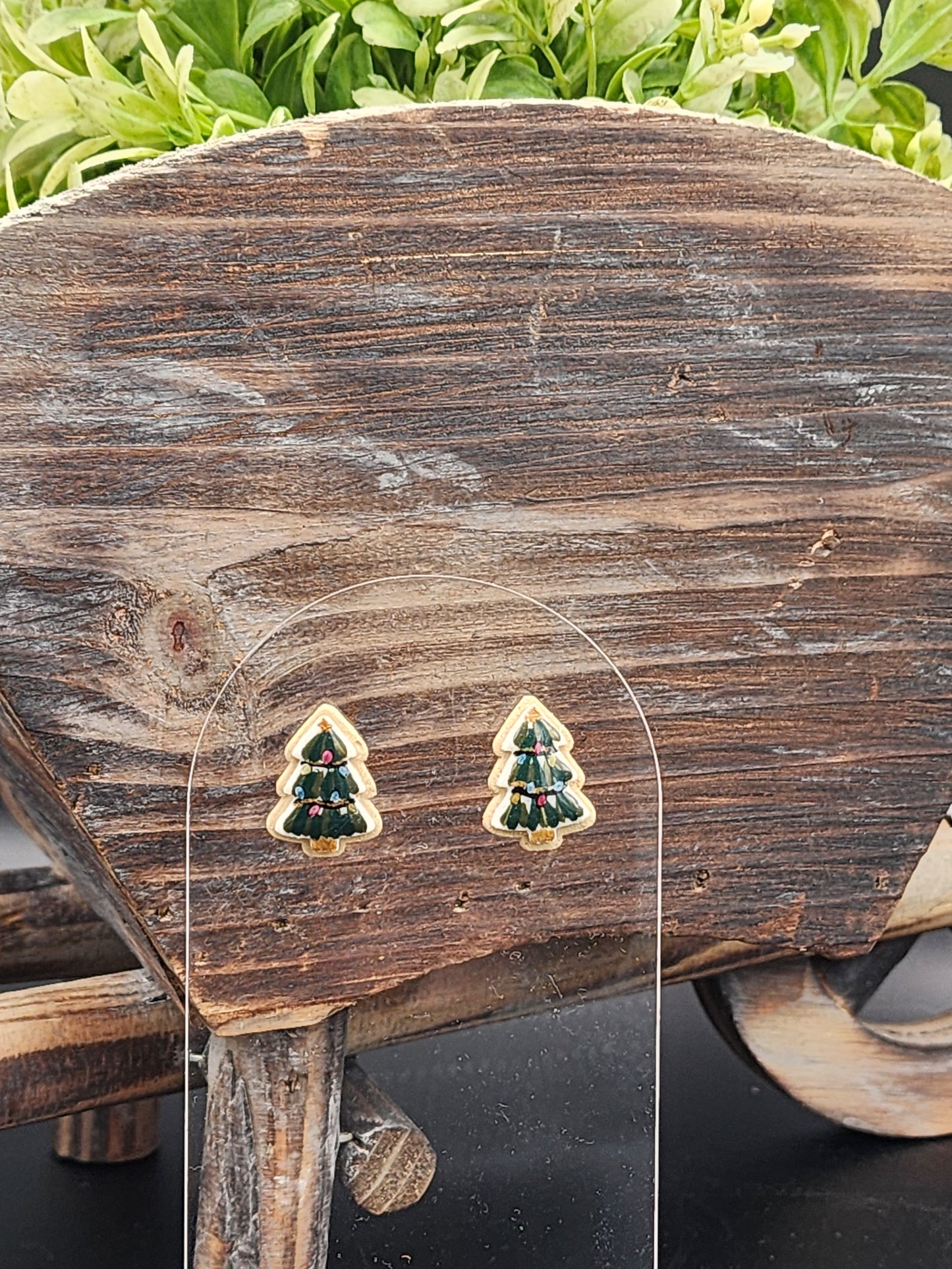 Sugar Cookie Tree Studs